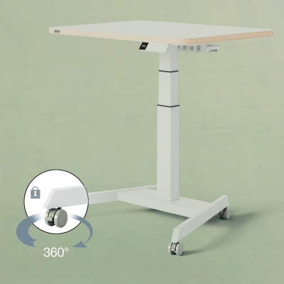 Set 4 roti pivotante Biroul ergonomic, Leitz Ergo Electric